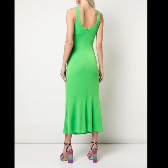 CINQ A SEPT
Green Vera Knot Detail Dress - Picture 3 of 9